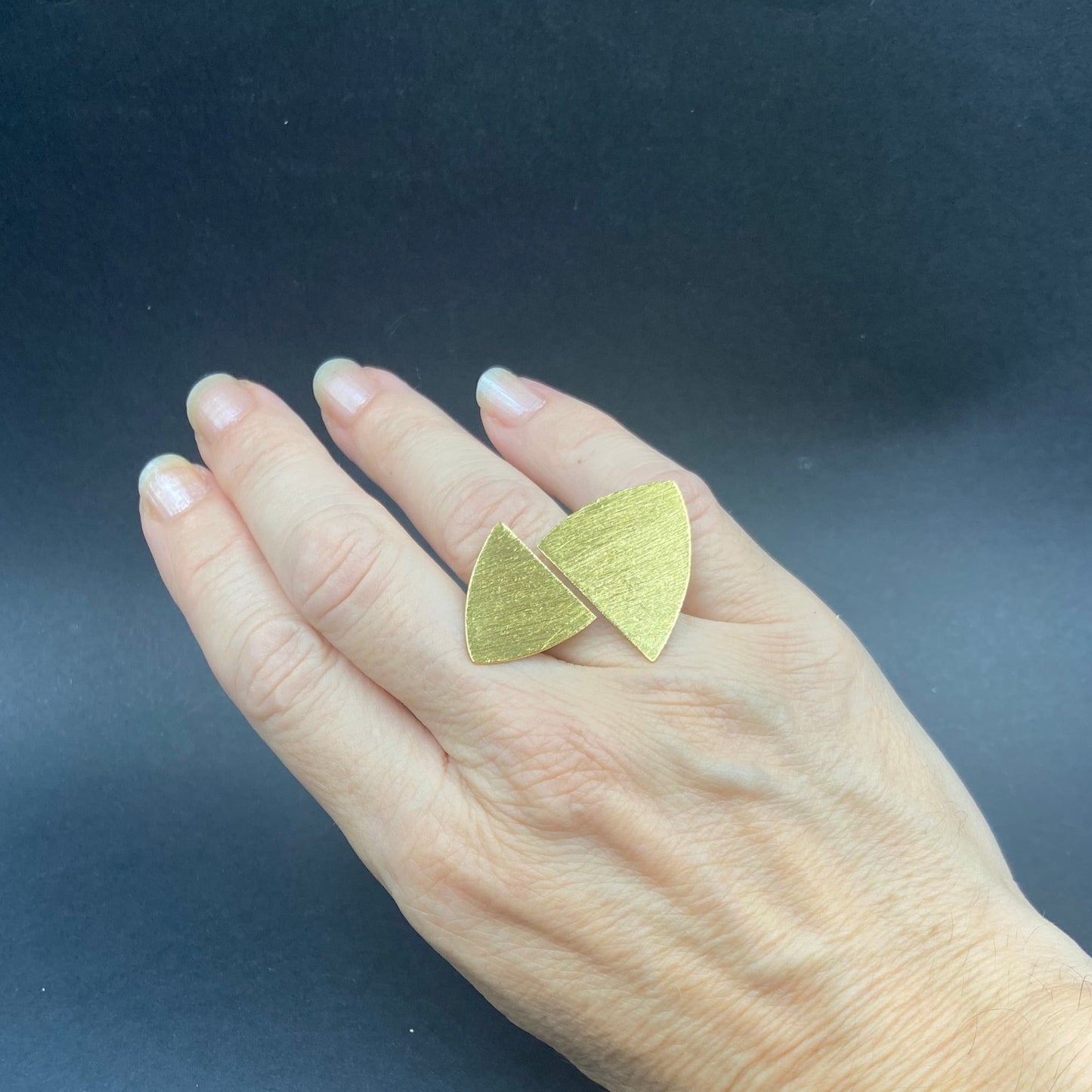 Anillo BERMUDAS bañado en oro