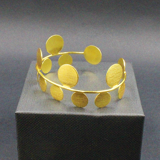 Brazalete DECO bañada en oro 18kt