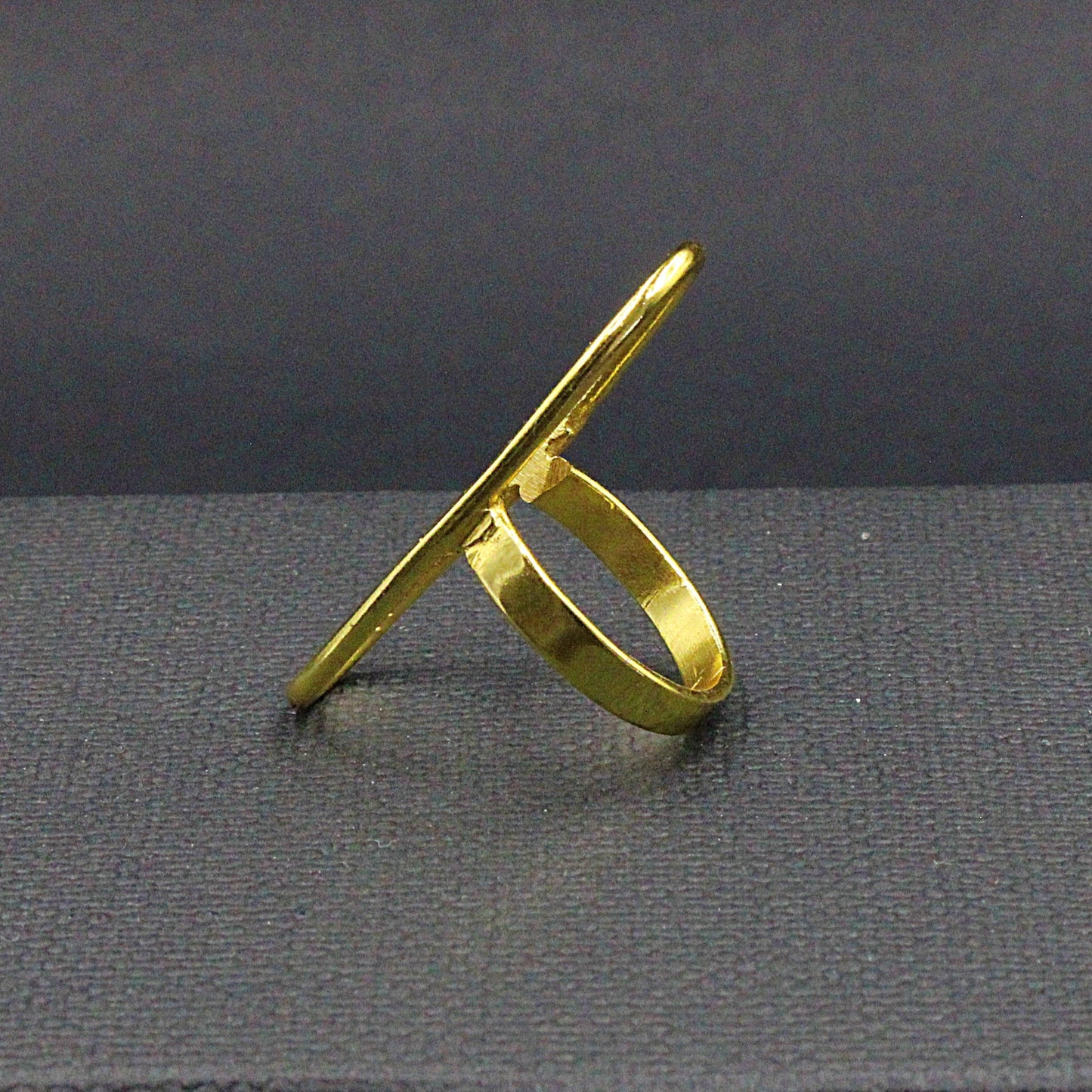 Anillo SALERNO bañado en oro