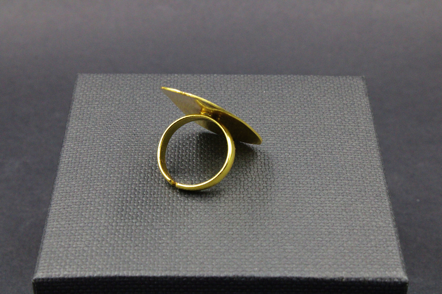 Anillo MIRÓ bañado en oro