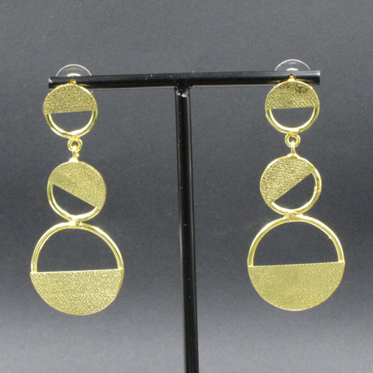 Pendientes KANDINSKY bañados en oro